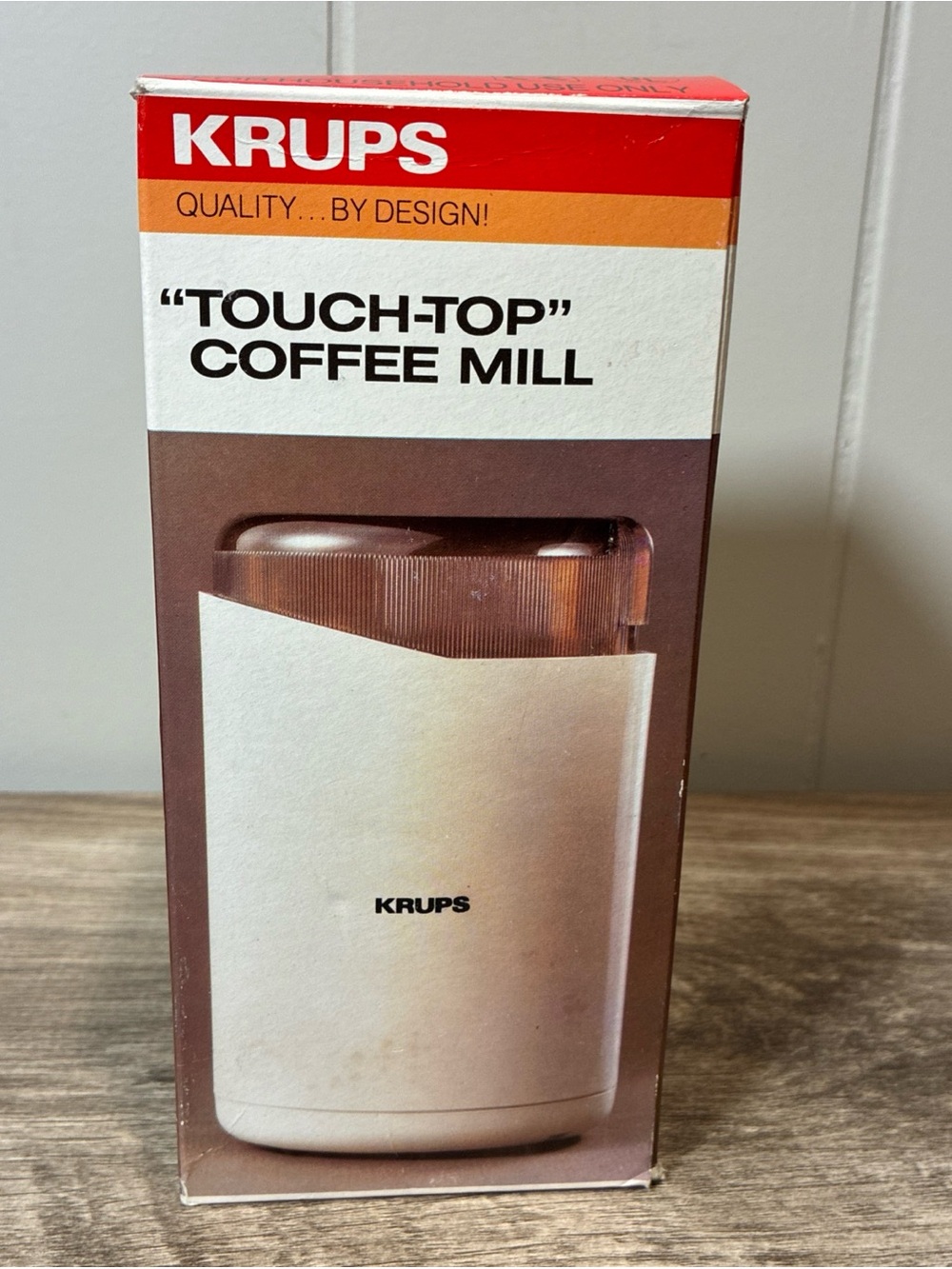 Krups Touch Top Coffee Mill Electric Coffee Grinder 208 Tested